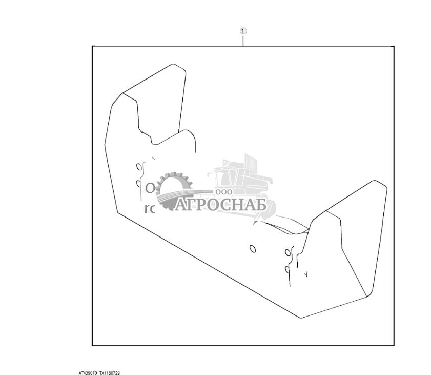 Комплект переднего противовеса, 204 кг (450 фунтов) ( - 303523) - ST818904 314.jpg